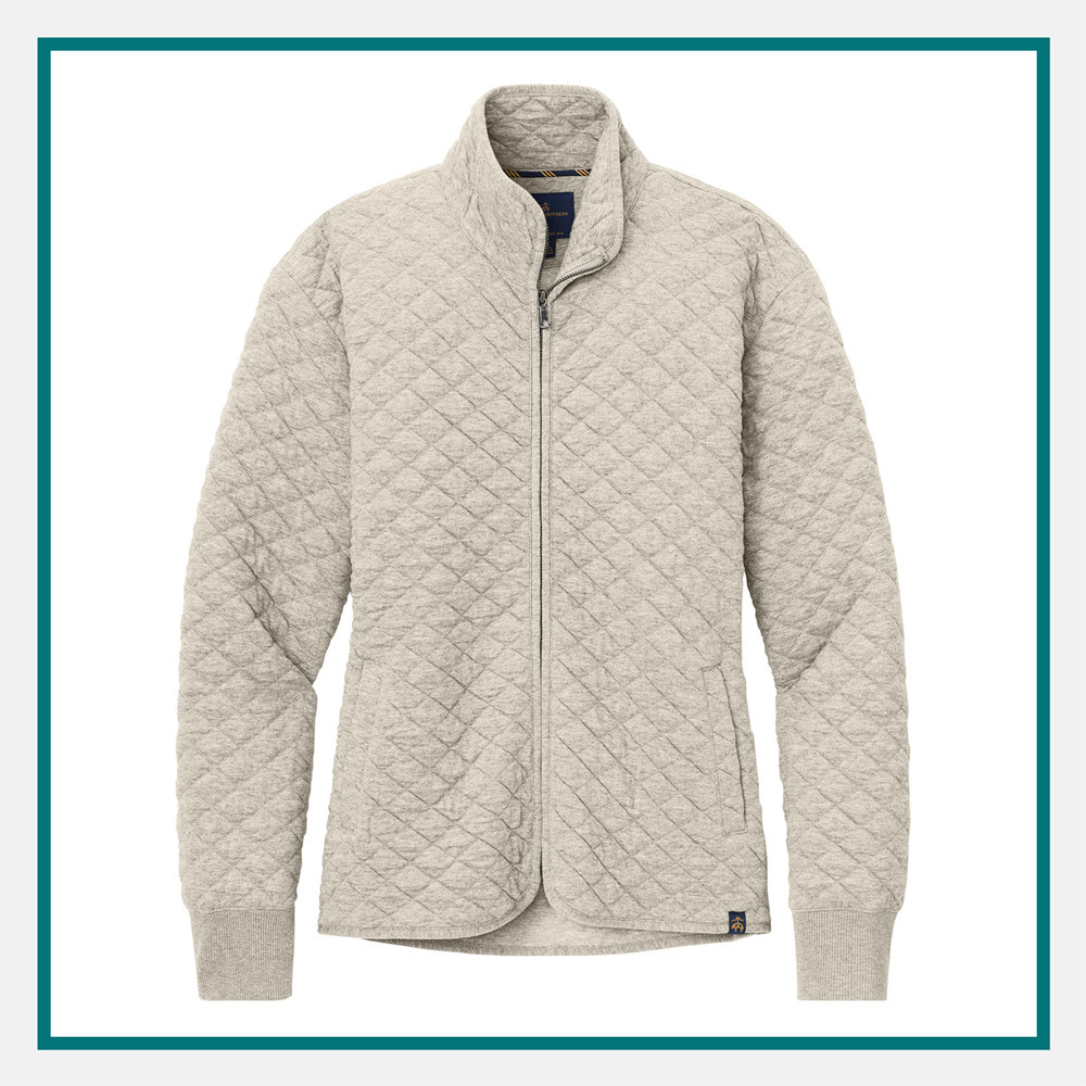 Brooks Brothers Diamond Quilt Full-Zip Custom Embroidery